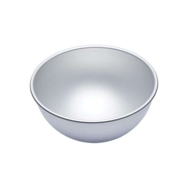 Decor Equip Aluminium Half Round Shape Dome Cake Mould - 6*3/Inch