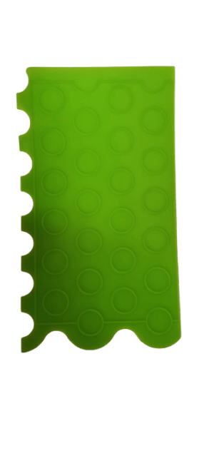 Fondant Silicone Moulds green textured