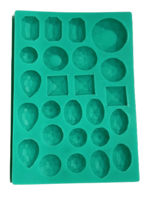 Fondant Silicone Mould Textured Pattern Green