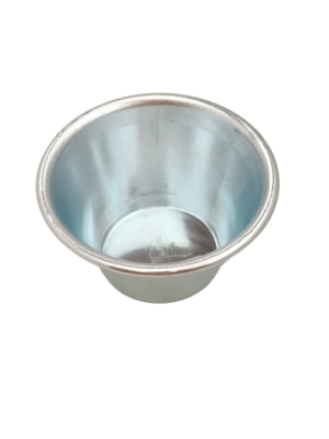 Decor Equip Aluminium Silver Mini Jelly Cup Mould - No.3