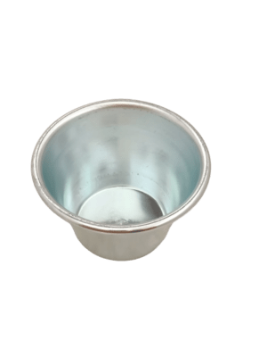 Decor Equip Aluminium Silver Mini Jelly Cup Mould - No.2