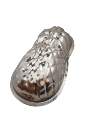 Decor Equip Aluminium Silver Big Pineapple Shape Cake Mould – 10.5*5/Inch