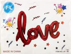 Decor Equip 'Love' Foil Balloon