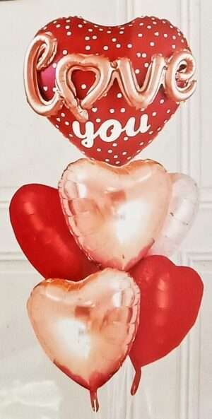 Decor Equip 'Love You' Heart Shape Foil Balloon