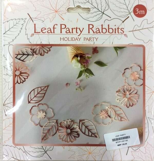 Decor Equip Leaf Party Rabbits Banner