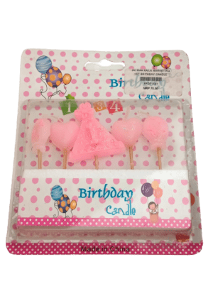 Decor Equip ‘1st Birthday ' Birthday Cake Candle - 5 Pcs