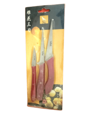 Decor Equip Stainless Steel Pallate Knife - 3Pcs