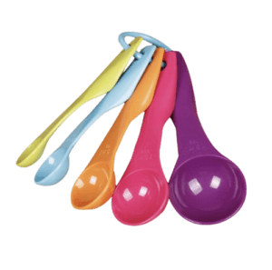 Decor Equip Measuring Spoon Colourful - 5 Pcs