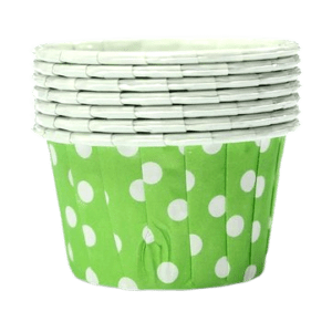 3NH® Cup Cake Liner 100 Pcs Paper Muffin Paper Case Greaseproof Baking Cups-Green : Green
