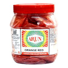 ARUN Food Colour (Orange Red) - 500g