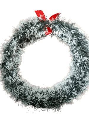 Decor Equip Christmas Decoration Wreath Black And White Colour