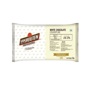 Vanhouten Professional white Chocolate 29.3% Couverture - 1kg