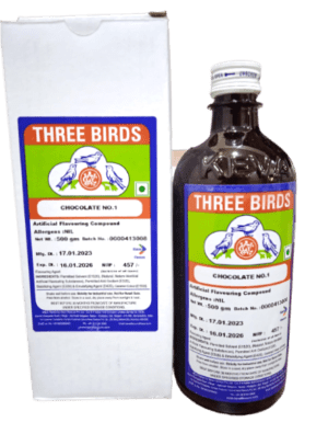 Three Birds Chocolate No .1 Artificial Flavouring Compound – 500 ML