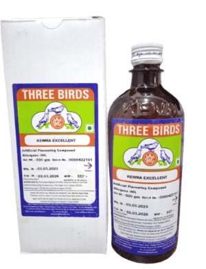 Three Birds Kewra Excellent Artificial Flavouring Compound – 500 ML
