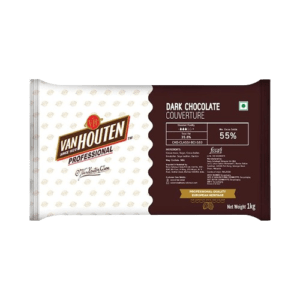 Vanhouten Professional 55% Dark Chocolate Couverture- 1kg