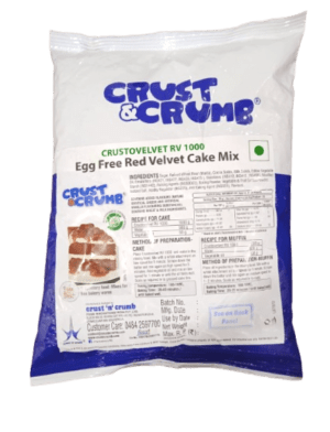 Crust & Crumb Egg Free Red Velvet Cake Mix -1kg