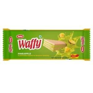 Dukes Waffy -Pineapple Flavoured Creamy & Crunchy Wafers - 60 g