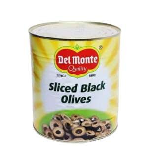 Del Monte Sliced Black Olives - 3 kg